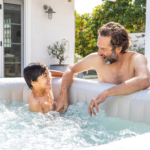 INTEX Jacuzzi SPA gonflabil “Chevron Deluxe Square Bubble” 193×71,1098L, 6 persoane - imagine 11