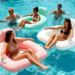 INTEX Şezlong-fotoliu gonflabil pentru înot114х107 cm, până la 100 kg, 3 culori - imagine 2