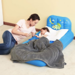 Bestway Saltea gonflabilă p/u copii 76х132х46cm cu spătar și iluminare - imagine 2