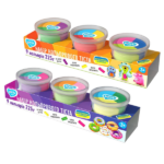 Тесто для лепки Play dough в баночках, 9 цветов х 75 г, 2 модели