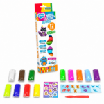 Набор теста для лепки Play dough, 12 цветов х 15 г.