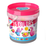 Set de plastilină aerată Air Clay „Animăluțe drăguțe", 15 culori x 4 g. - imagine 3
