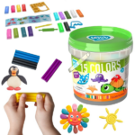 Set de plastilină aerată Air Clay „Animale marine”, 15 culori x 4 g. - imagine 6