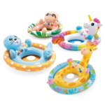INTEX Cerc gonflabil cu decupaje pentru picioare 80х58 cm, până la 23 kg, 3-4 ani, 4 modele