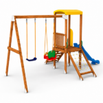 Детский игровой комплекс для улицы "iSafe", 395×295×260 см