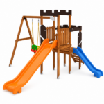 Детский игровой комплекс для улицы "iSafe", 355×380×310 см