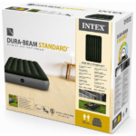 INTEX Надувной матрас “Velur Downy” 99×191×25 см co встроенным ножным насосом, до 136 кг — изображение 7