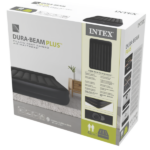 INTEX Надувной матрас “Velur Pillow” 152x203x42 см с подголовником, встр.нас. 220В, до 272кг — изображение 11