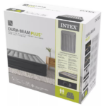 INTEX Pat gonflabil “Velur Deluxe” 152x203x42 cm cu tetieră și pompă încorporată 220V, până la 272 kg - imagine 7