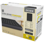 INTEX Надувной матрас “Velur Classic” 152x203x25 см с подголовником, встр.нас. 220В, до 272 кг — изображение 7