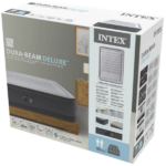 INTEX Надувная кровать "Velur Comfort-Plush" 152х203х46 см, встр.нас. 220В, до 272кг — изображение 8