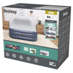 Bestway Надувной матрас со встроенным электронасосом 220 V и изголовьем, 152x226x84 см — изображение 22