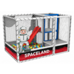 Piscină moale cu bile și tobogan "Soft Play" 200×308×200 cm