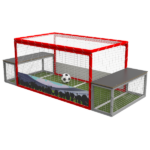 Teren de fotbal pentru copii "I Safe" 240×90×75 cm