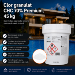 Clor granulat CHC 70% Premium, 45 kg - imagine 2